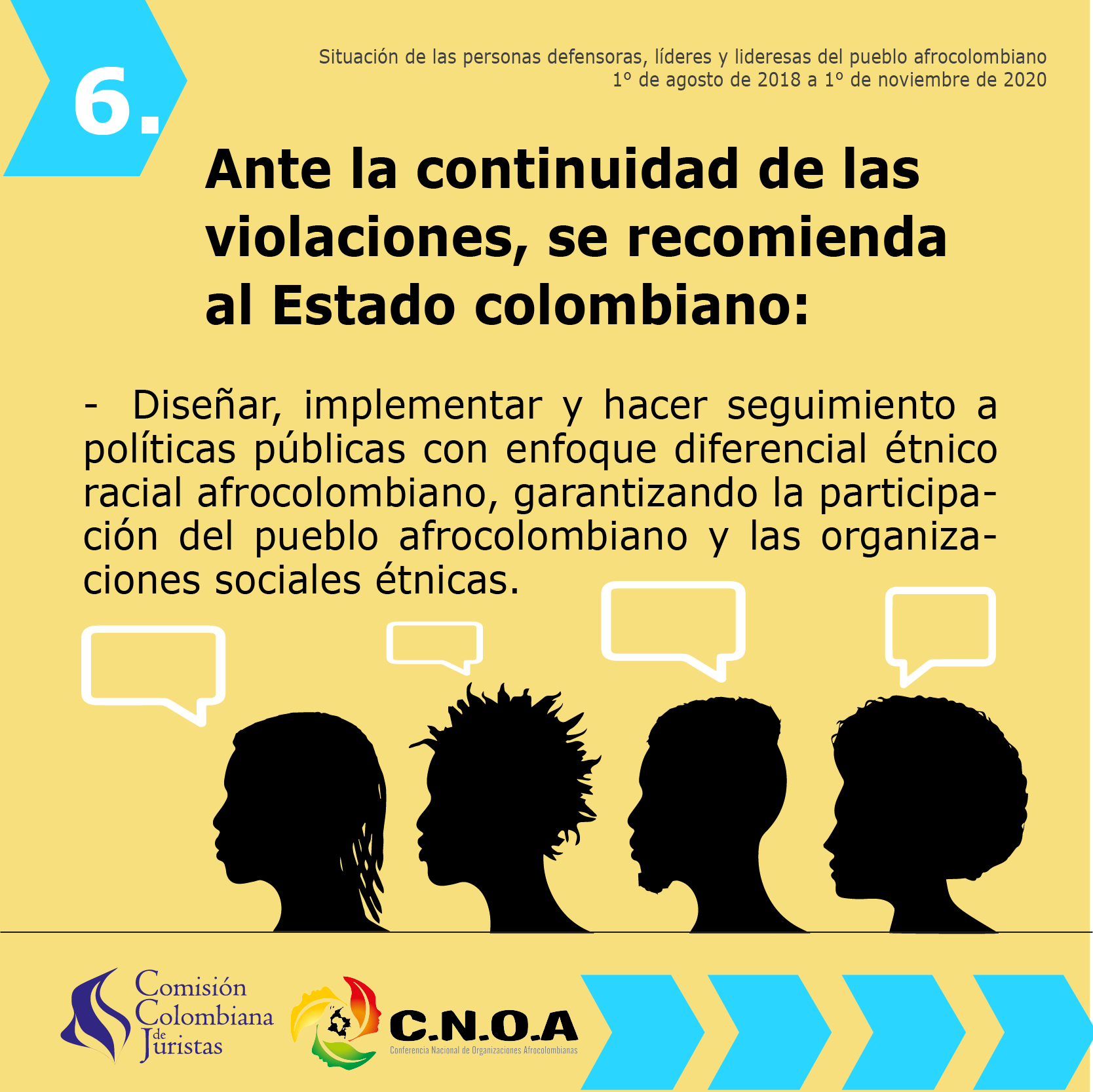 Imagen 6 de Situaci�n de las personas defensoras, l�deres y lideresas del pueblo afrocolombiano